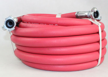 ID 3/4&quot; And 1&quot; Length 50 Ft Rubber Air Hose Jackhammer 2 MPA Work Pressure