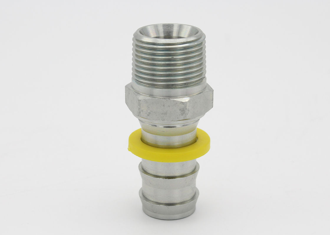 Hydraulic Hose Connector Types Socketless Hose Fitting With NPT Male Thread ( 15610 )