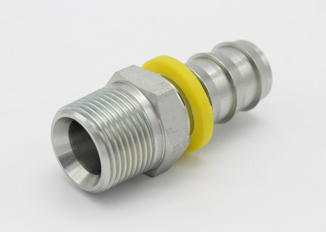 Hydraulic Hose Connector Types Socketless Hose Fitting With NPT Male Thread ( 15610 )