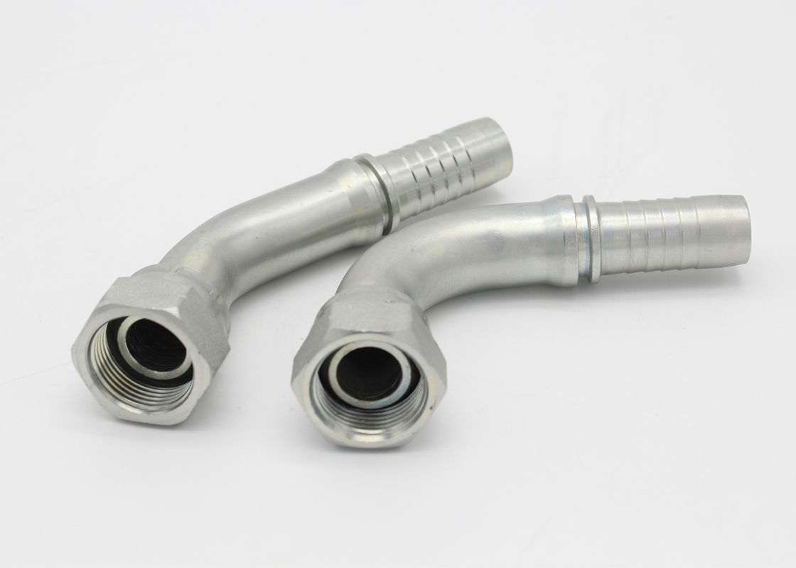 Zinc Plated Hydraulic Hose Fitting , Hydraulics Hoses And Fittings ( 22691 )