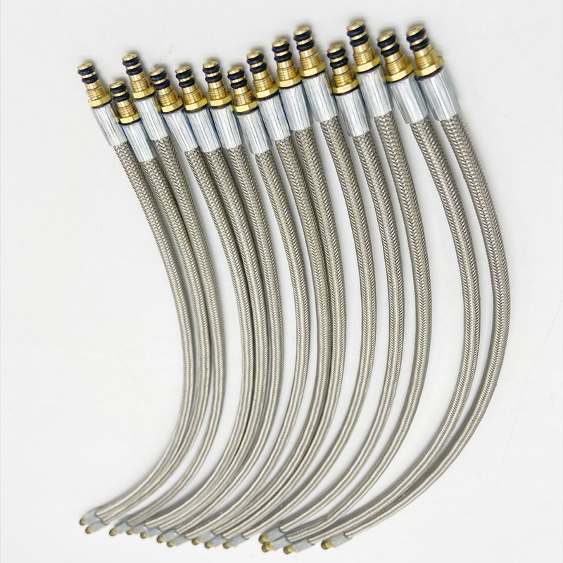 Braided Stainless Steel Wire Flexible Gas Hose For Stove High Pressure