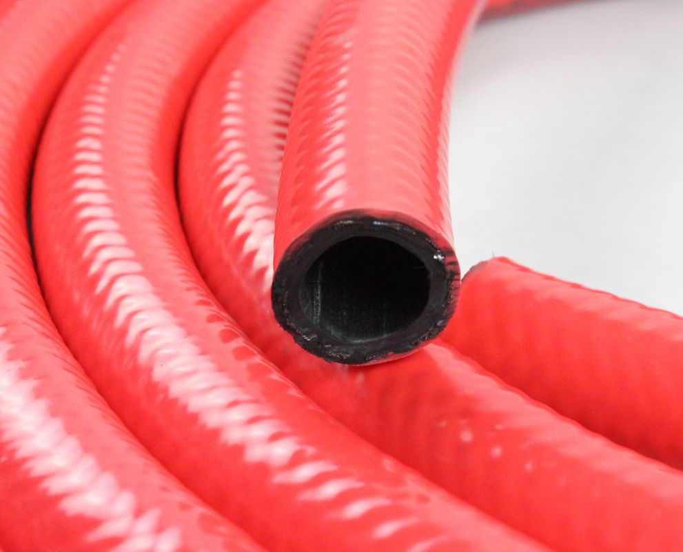 Rubber fuel transfer hose , Gas Station flexible fuel hose 4 Meters Long