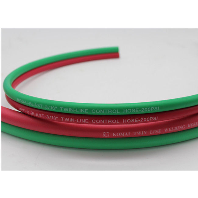 EPDM 3 / 16 Inch R Grade Twin Welding Hose / Rubber 300 psi hose
