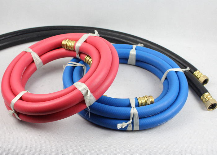 50ft Length ID 3/4&quot; Reinforced Water Hose with 3/4&quot; Nickle plated Brass Fittings