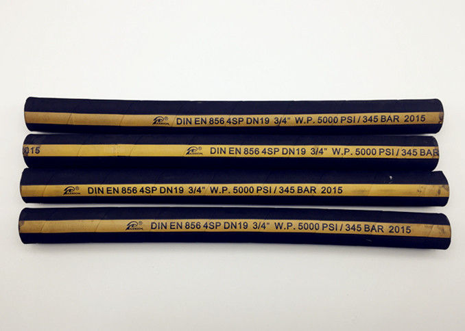 En 856 4sp ID 3/4&quot; 350 Bar 4 Wire Hydraulic Hose for Drilling