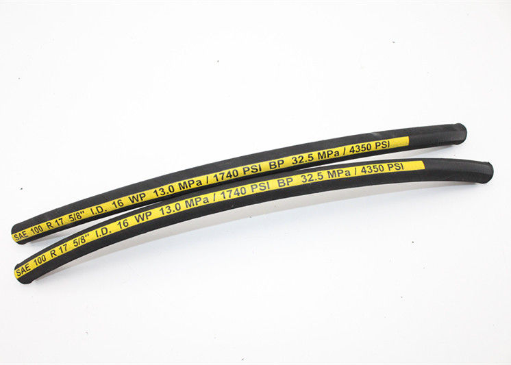 Single / Double Wire Braid Reinforced Hydraulic Hose For Drilling Industry
