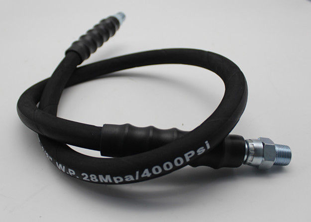 3/8&quot; X 25' 4000 PSI Black Jet Washer Hose With Male X Male Swivel Fitting
