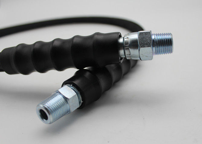 3/8&quot; X 25' 4000 PSI Black Jet Washer Hose With Male X Male Swivel Fitting