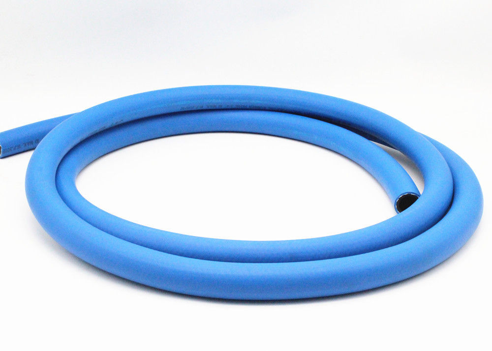 Blue Rubber Air Hose For Pneumatic Tools , Flexible Air Compressor Hose
