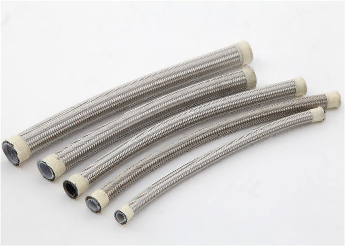 CLWB DN19 PTFE Convoluted Hose with 304 Stainless Steel Over Braided