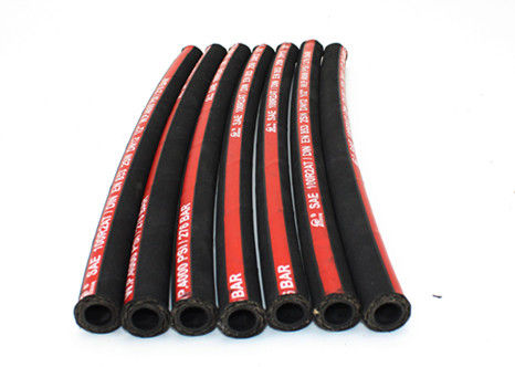 DN13 ID1/2&quot; Two Wire Braid High Pressure Hydraulic Hose For Heavy Machinery
