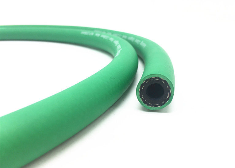 Two Layers Polyester Fiber Braided Air Hose With Green Yellow Red Color