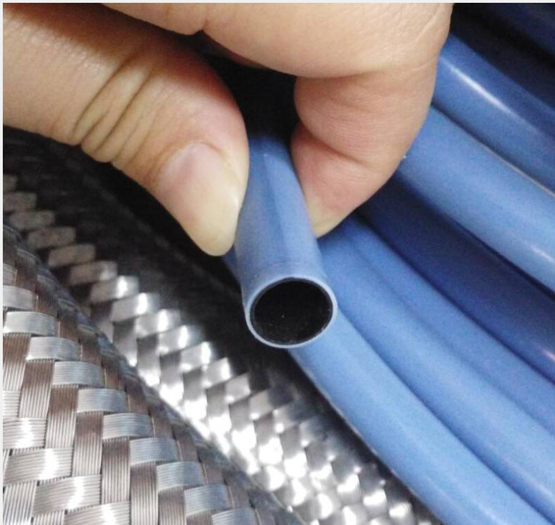 High Pressure PTFE Hose With One braided Layer Of Stainless Steel For Transportation and Mobile Hydraulics