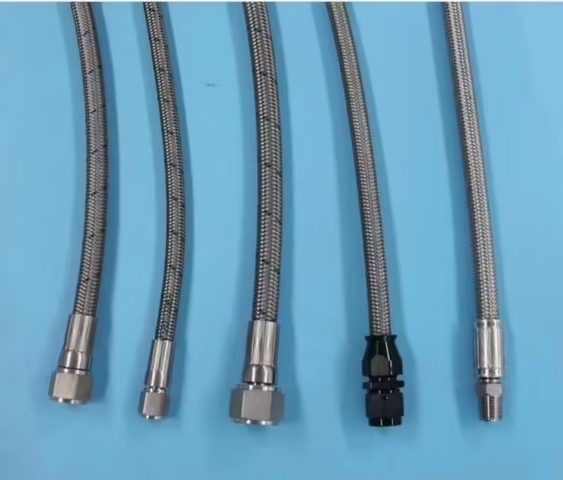 High Pressure PTFE Hose With One braided Layer Of Stainless Steel For Transportation and Mobile Hydraulics