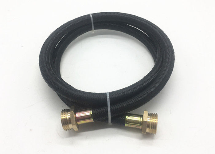 3/8 Inch Nylon Braided Washing Machine Water Hose With M3/4&quot; X M3/4&quot; Fittings