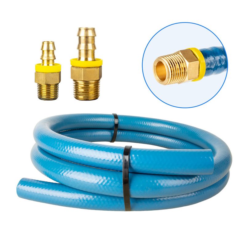 Factory 3/4 Inch 19 mm Multi Use Wearing Resistant Quick Connect Oil Resistant Gas Tight NBR Rubber DIY Push Lock Hose