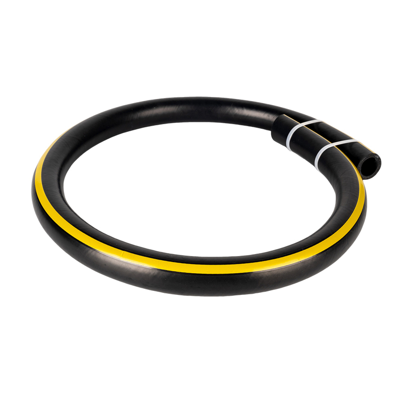 High Durability Rubber Air Hose with Yellow Line – 20 BAR Pressure / 60 BAR Burst Resistance