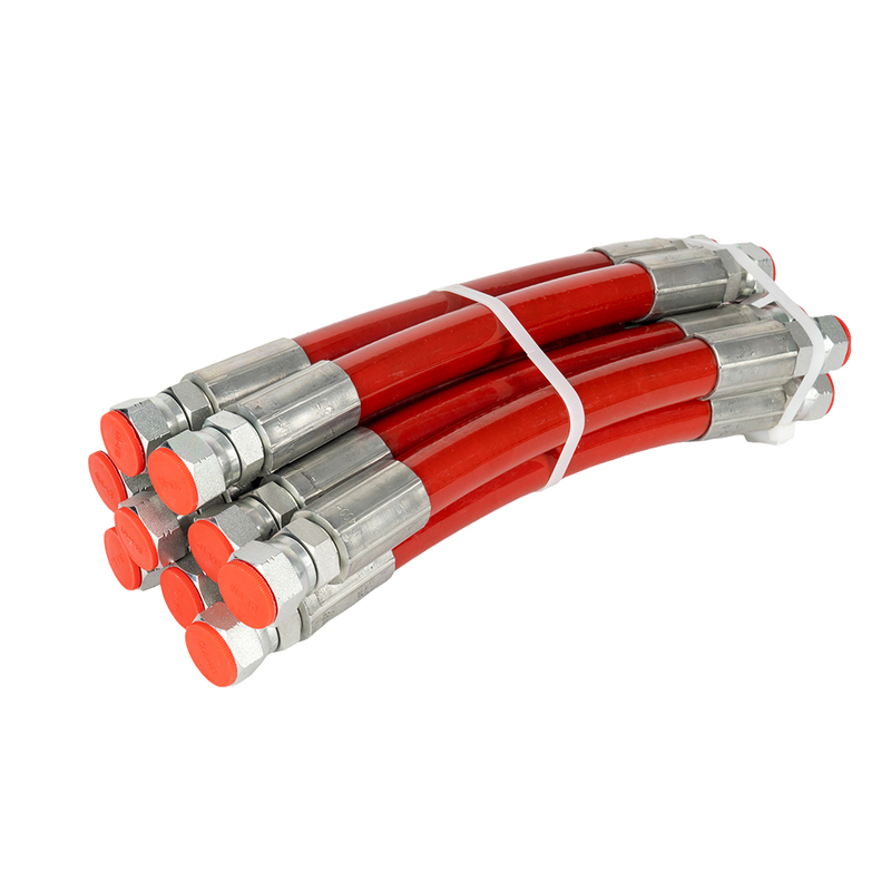 High Pressure Wire Braid Reinforcement Layer CNG Hose For Compressed Natural Gas Distribution