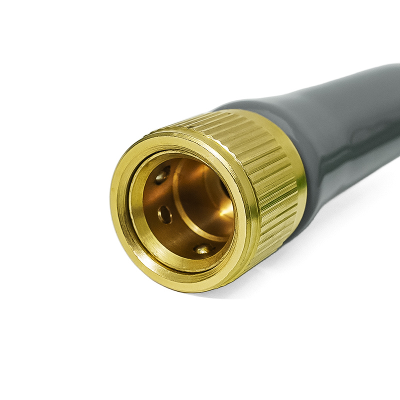 Heavy Duty Hybrid Short Garden Hose, Lead in Water Hose 5/8-Inch by 10-Feet 150 PSI, Kink Resistant, All-Weather Flexible with 3/4