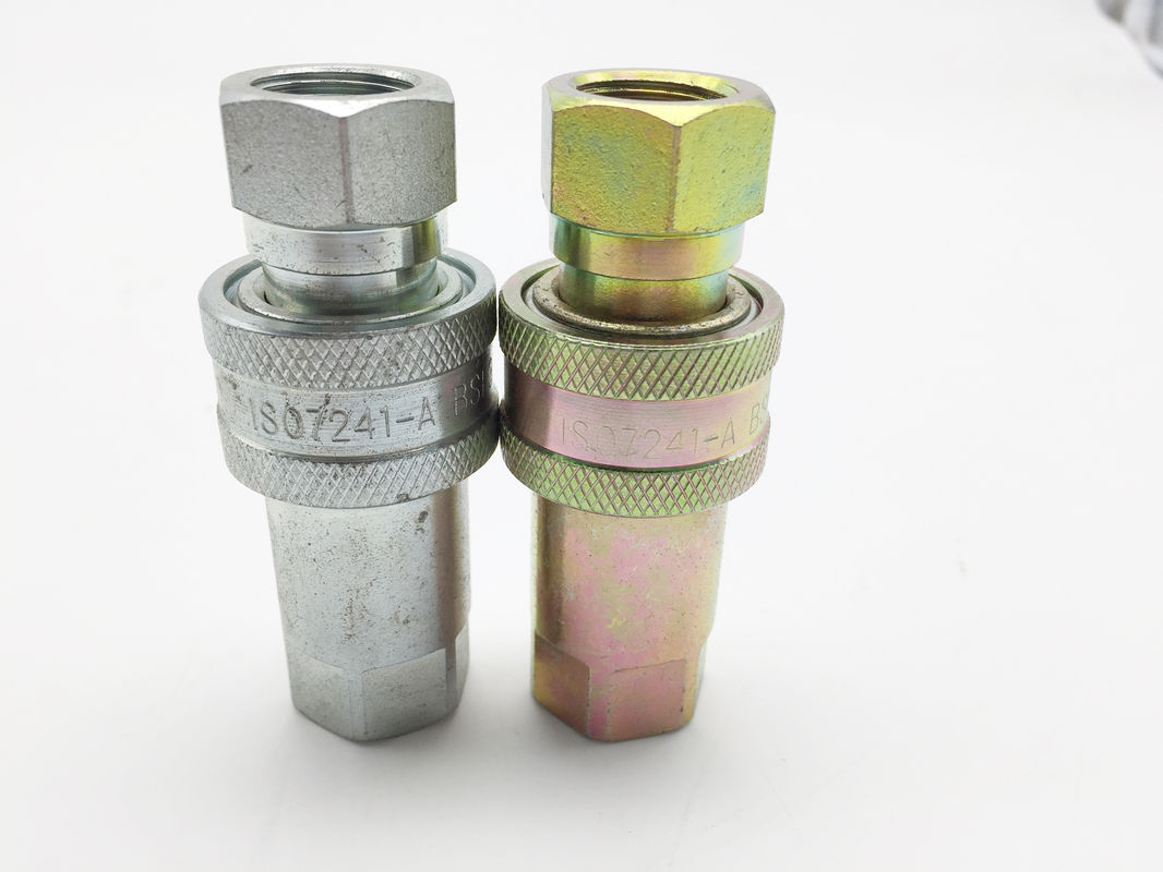ISO 7241-B Hydraulic Quick Coupler With Compatibllity Parker 60 Series