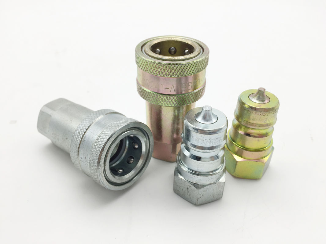 ISO 7241-B Hydraulic Quick Coupler With Compatibllity Parker 60 Series