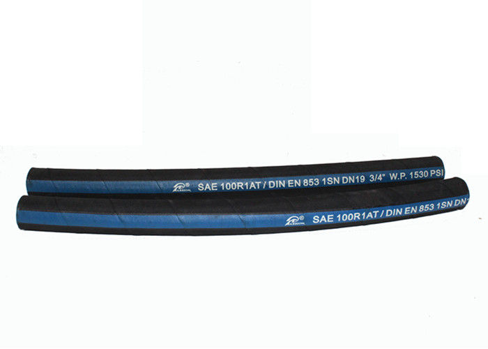 WP 105BAR ID 3/4&quot; R1/1SN High Pressure Hydraulic Hose For Construction
