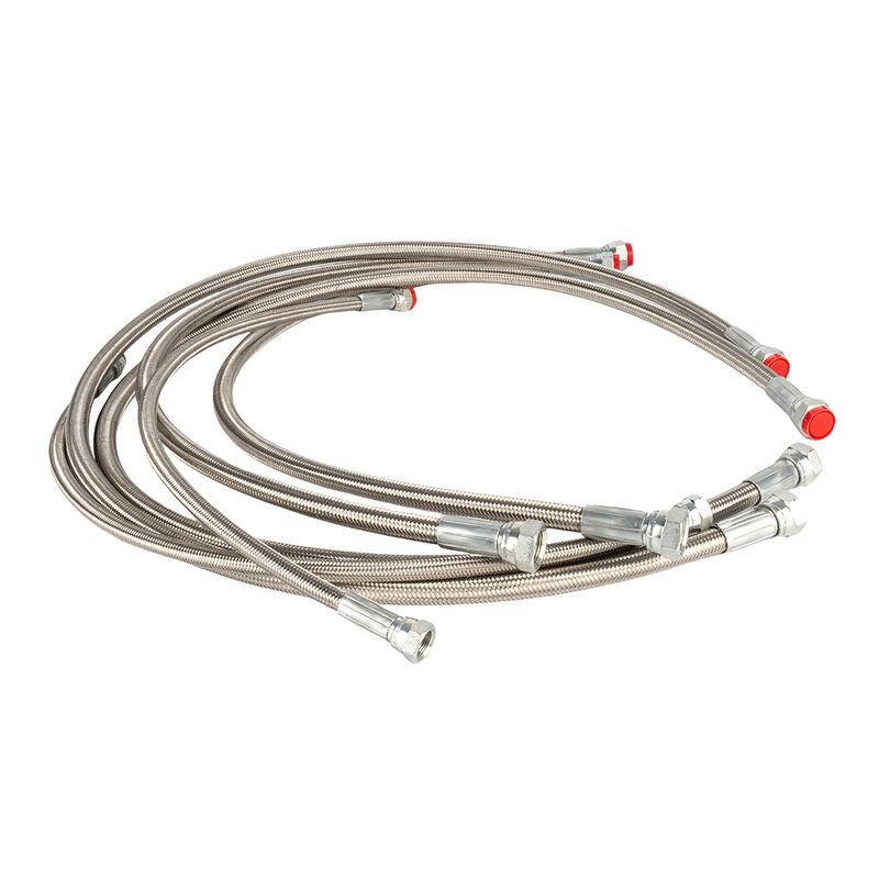 PTFE Hose Assembly with High Temperature Resistance and Chemical Resistant Properties for Anti-Static Applications