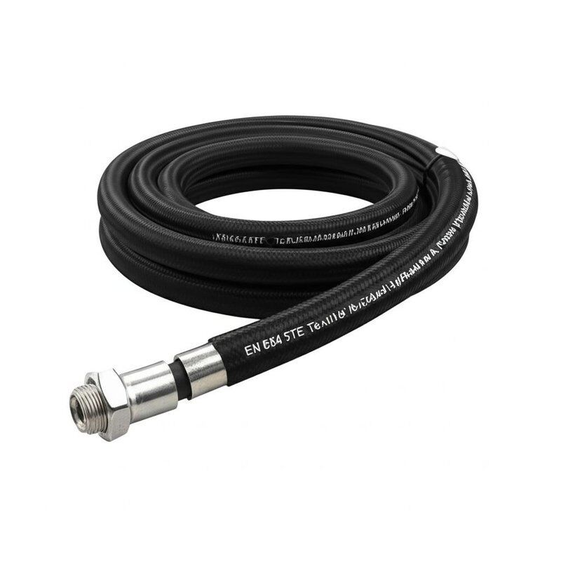 EN854 3TE Textile Braided Hydraulic Hose with Oil Resistant Synthetic Rubber and High Strength Textile Reinforcement MSHA / CE Approved