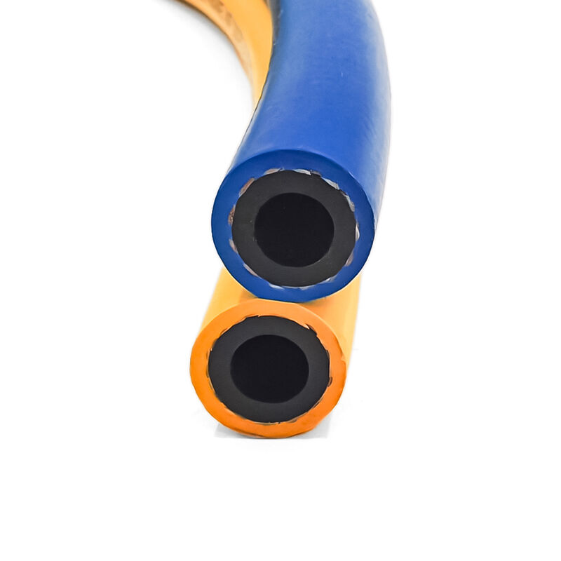 High Pressure Twin Welding Hose ISO 3821 Certified with EPDM Synthetic Rubber for Gas Welding and Cutting