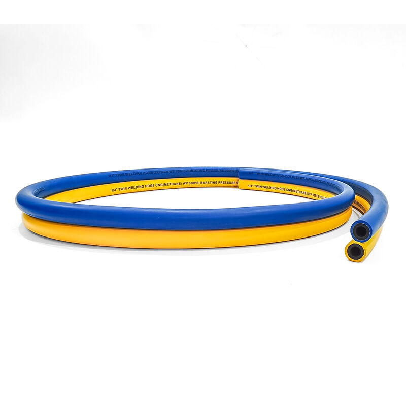 Flexible Rubber Twin Welding Hose 300 PSI with EPDM Synthetic Rubber for Oxygen & Acetylene Gas