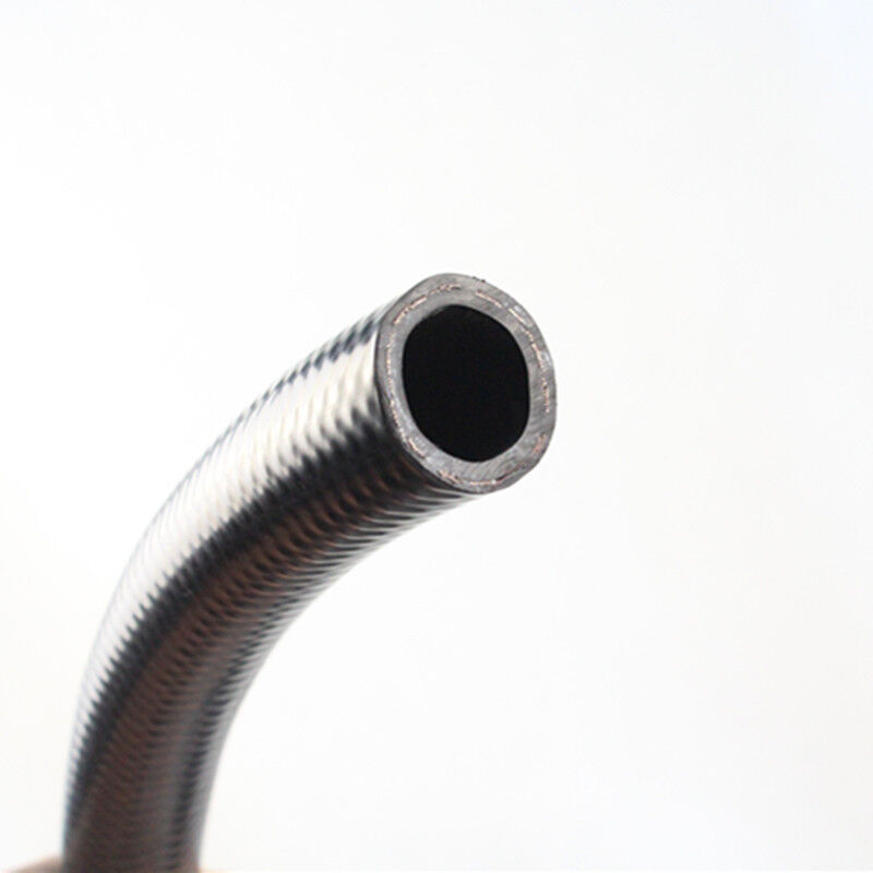 High-quality flexible hose assembly for a gas station (6mm to 1-inch interface) — suitable for gasoline/diesel suction and transfer.