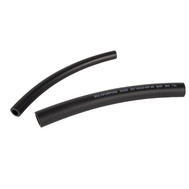 Oil and Chemical Resistant Industrial Rubber Hose with High Tensile Reinforcement for Air, Water, and Fuel Transfer
