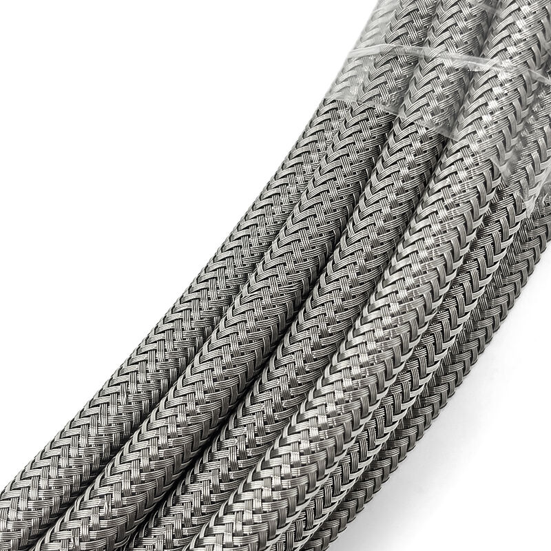 3/4''ID 19 Mm Corrugated Bore PTFE, Stainless Steel 304 or 316 Wire Braid, Transporting Acids, Alkalis, and Solvents