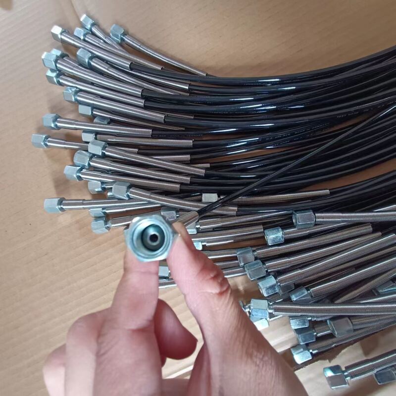 DN2 3.2 mm Inner Diameter 630Bar Ultra High Pressure Test Hose 2000Bar Burst Pressure Air Charging Hose 0.5m Extended Length