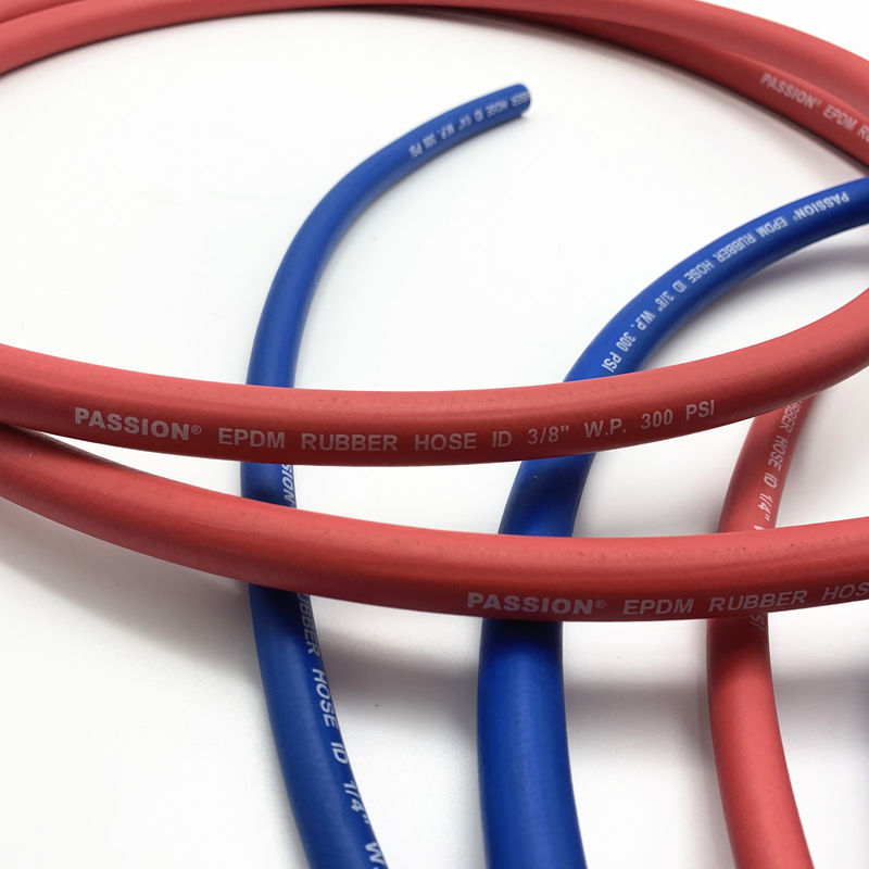 Red And Blue Color EPDM Rubber Water Hose ID 1/2