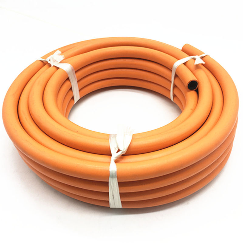 Flexible Orange 50ft/100ft Wear Resistant W. P 20bar 10mm Orange LPG Gas Hose