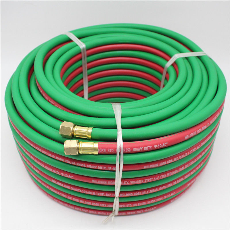 ISO3821 Twin Welding Hose 1/4 Inch Inner Diameter for Gas Cutting