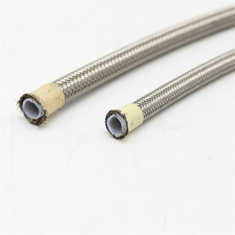 Flame Resistant AISI 304 Domestic PTFE Braided Hose For Automobiles