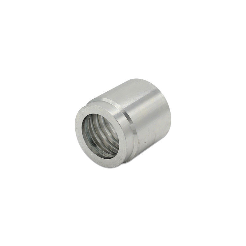 Silver / Golden Hydraulic Hose Fitting  , Hydraulic Pipe Fittings Galvanized Zinc Appearance ( 03310 )