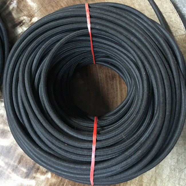 Flexible Outer Fiber Braided Rubber Hose 300 PSI For Petroleum Water Air