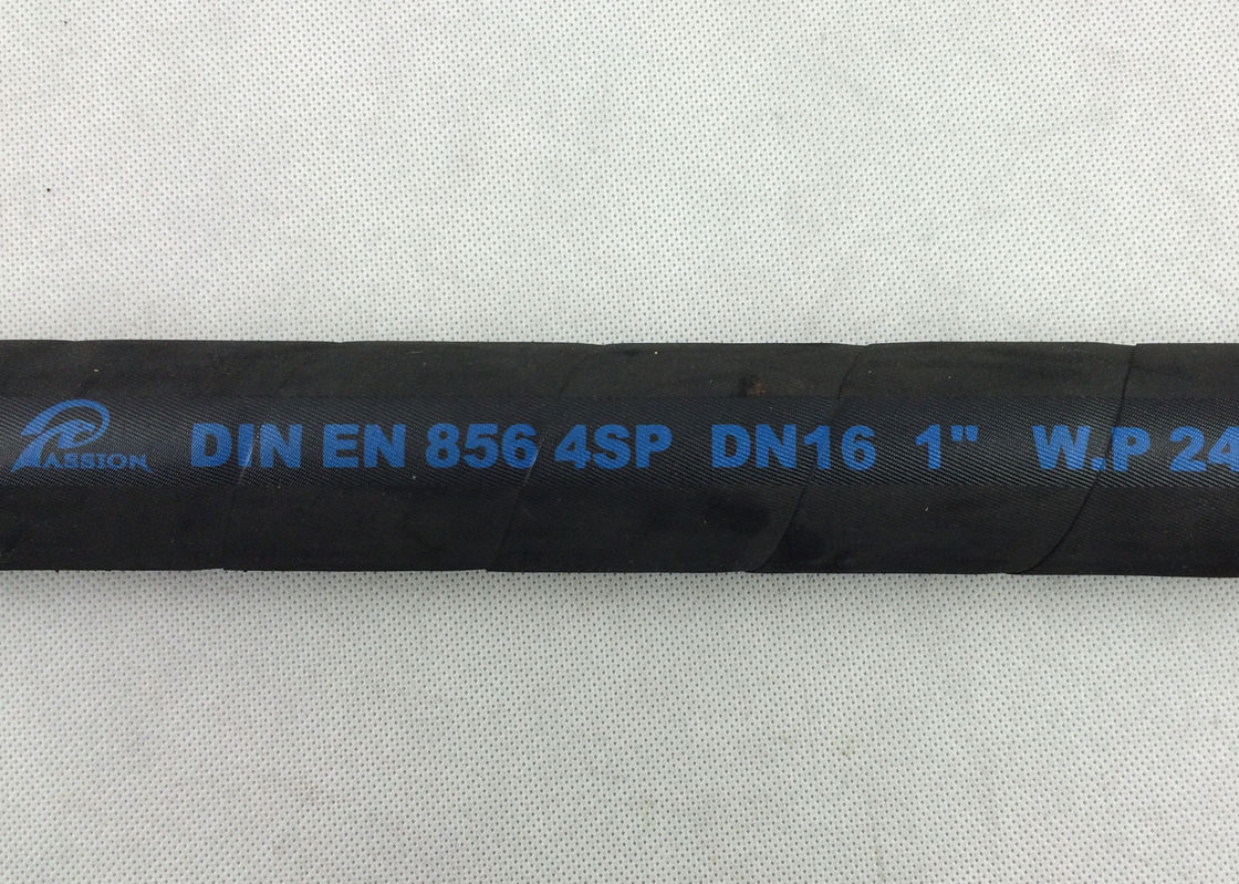 ID 3 / 4” To 2” 4 SH  Rubber Hydraulic Hose Pipe , Hydraulic Rubber Hose