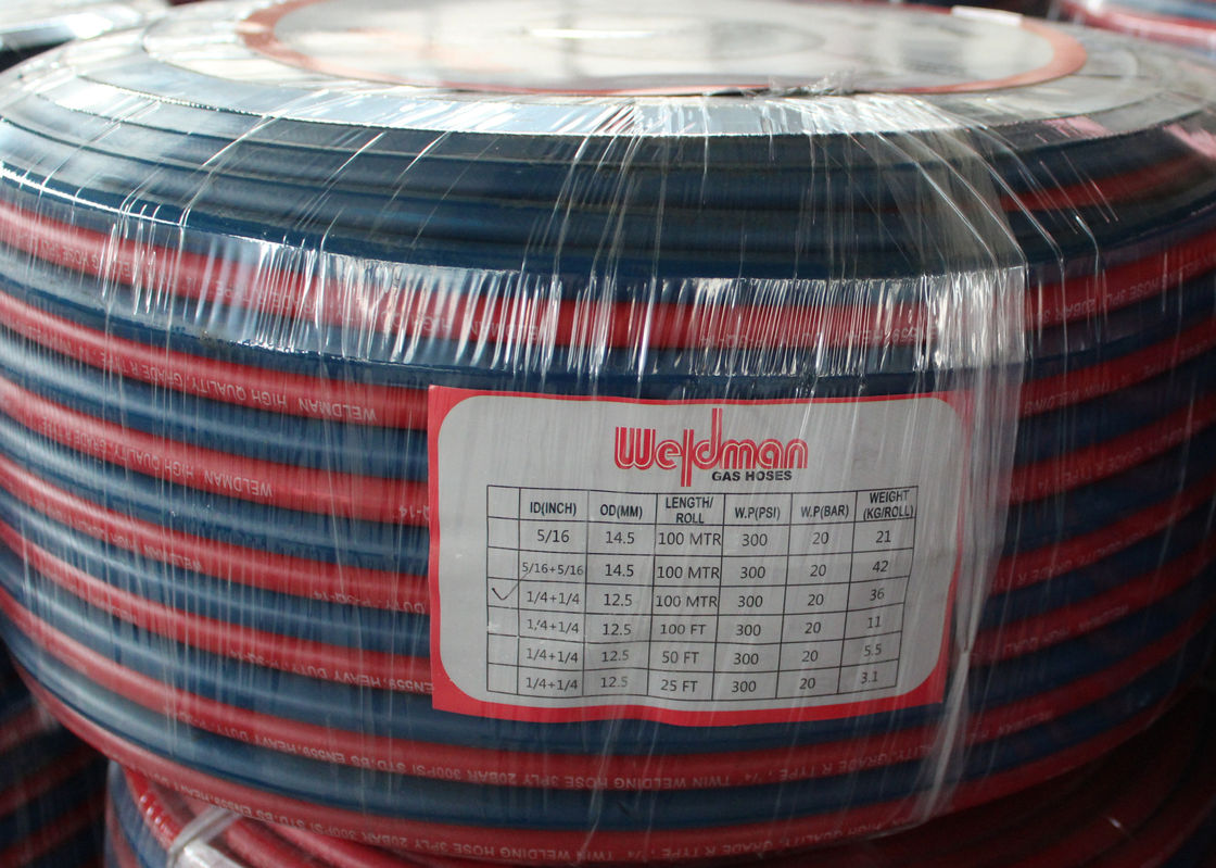 5 / 16'' x 100 FT Grade T  Welding Hose With Connectors  For Middle East