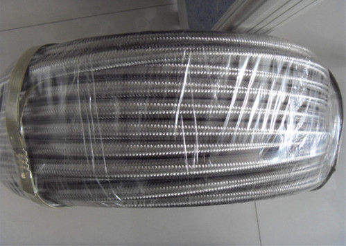 Anti - Antistatic Corrugated PTFE Braided Hose High Temperature Resistence