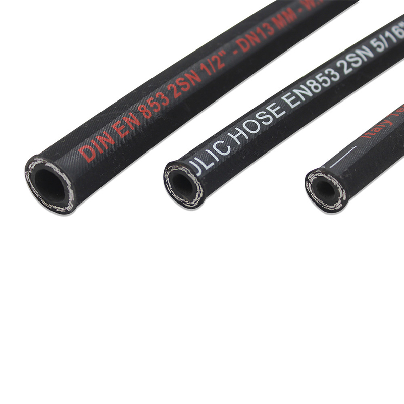 Hydraulic R2 High Pressure Rubber Hose Smooth Surface 1/2 Inch