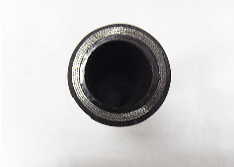 ID 1 / 4&quot; ~ 2&quot; 4SP 4 Wire Hydraulic Hose Black Cloth Wrapped Cover