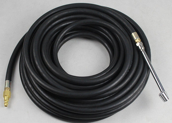 Bicycle Motorbike Car Tire Inflator Coil Air Hose 15&quot; length