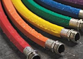 Colorful  Rubber Water Hose , Industrial Water Hoses With Octagon Or Hexagon Surface