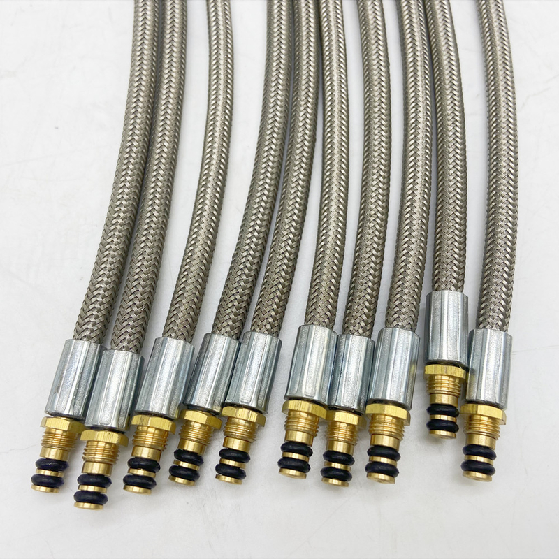 Stainless Steel Wire Braided LPG Hose With Fittings