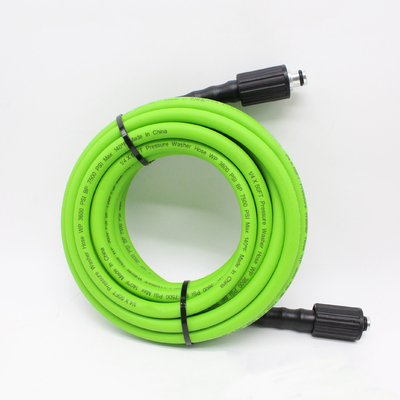 1/4&quot; X 25ft / 50ft Flexible High Pressure Car Washer Hose 3600PSI With M22 Fittings
