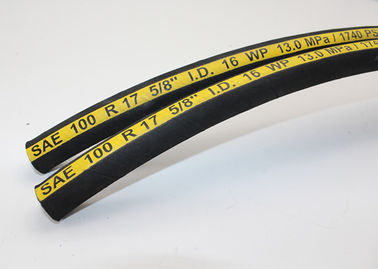 Single / Double Wire Braid Reinforced Hydraulic Hose For Drilling Industry